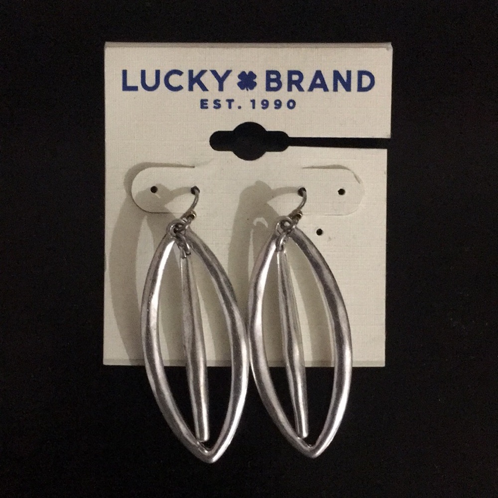 Lucky Brand silver earrings